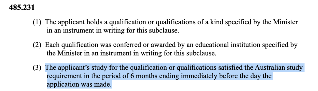 澳移民局官宣！1年Master+1年Graduate Diploma可申请2年485工签！