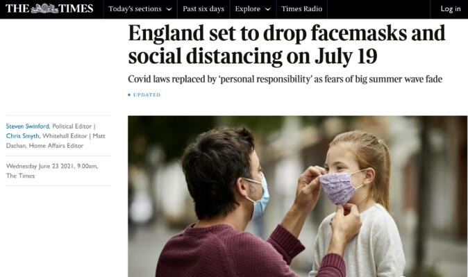 英国7月19日解封或已成定局，7所大学更新秋季开学安排