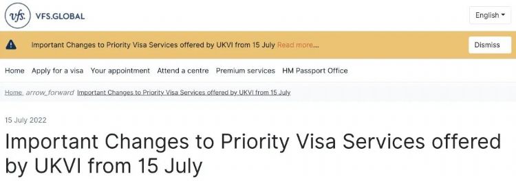 英国签证及移民局调整“优先签证服务”！
