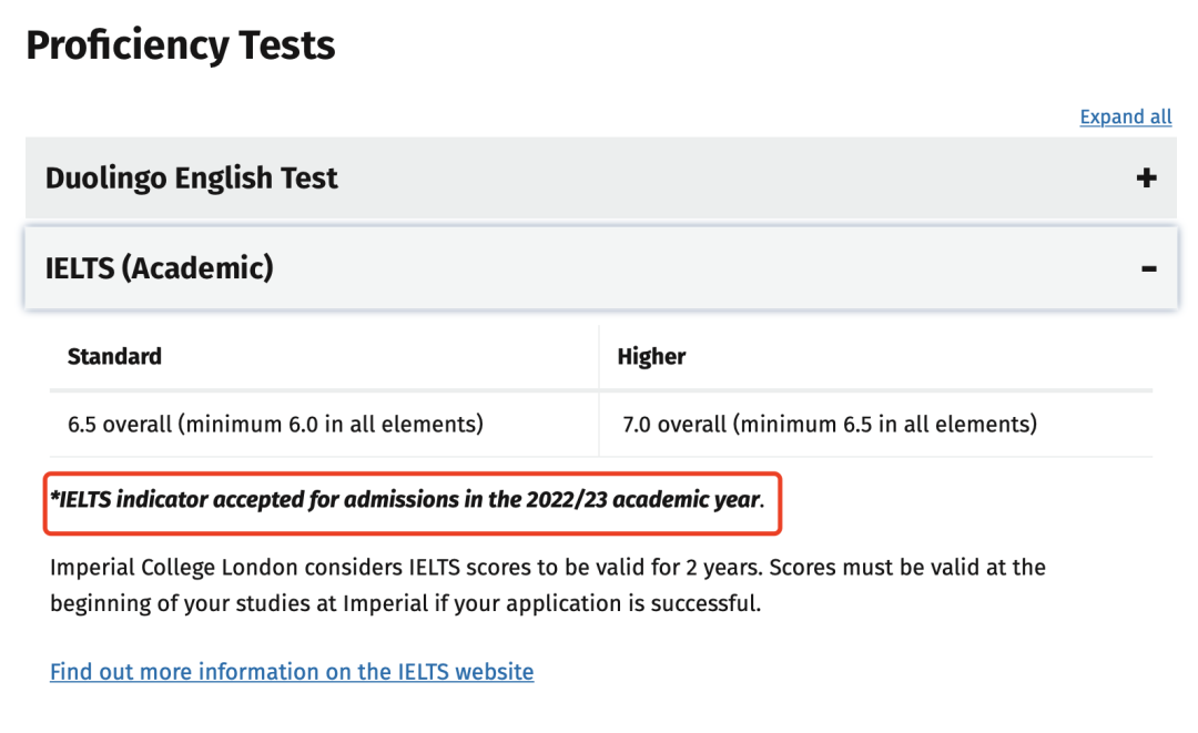 英国G5中有3所认可IELTS Indicator！