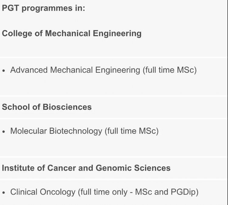 英国部分大学最新硕士申请费汇总！