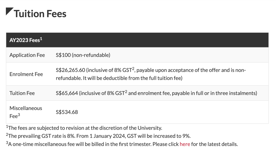 新加坡国立大学&南洋理工大学金融学24Fall申请信息汇总！