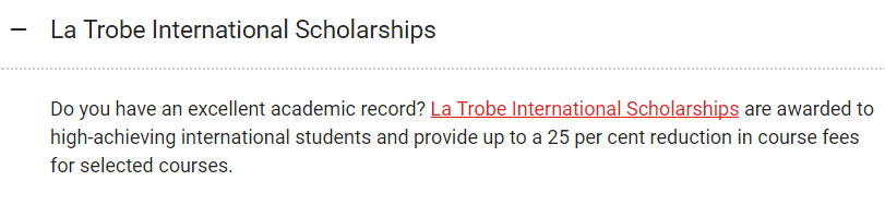 La Trobe奖学金扩大范围和数量？最高可达每年15000澳元！